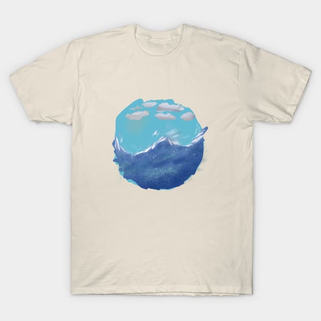 Minimalist Water Orb T-Shirt by BjernRaz
